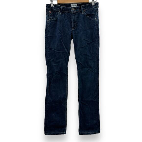 Hudson Jeans Carly Women's Size 27‎ Dark Wash Mid Rise Straight Leg Denim - Picture 1 of 12